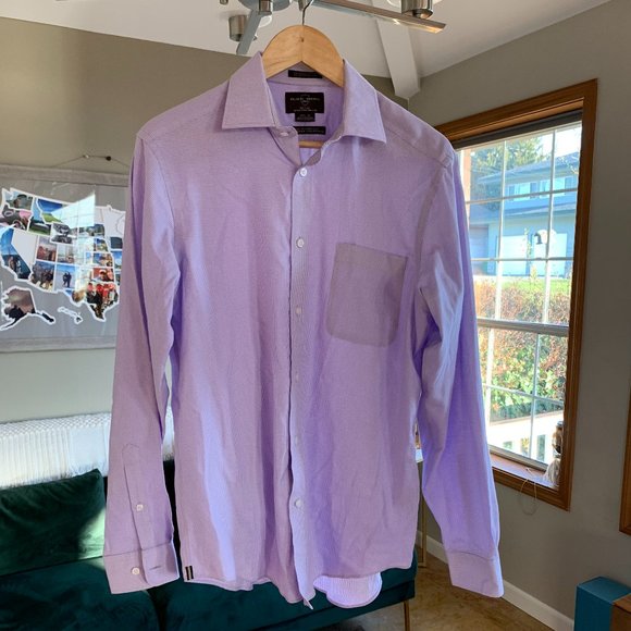 Button Down - Purple size L Brand: Black Brown 1826 - Picture 2 of 11